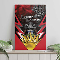 Antigua and Barbuda Canvas Wall Art Coat Of Arms With Fallow Deer