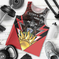 Personalized Antigua and Barbuda Men Tank Top Coat Of Arms With Fallow Deer