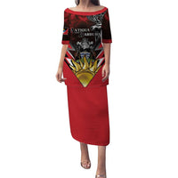 Personalized Antigua and Barbuda Puletasi Coat Of Arms With Fallow Deer