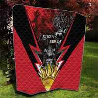 Antigua and Barbuda Quilt Coat Of Arms With Fallow Deer