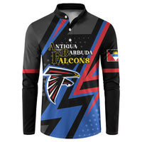 Custom Antigua and Barbuda Cricket Button Sweatshirt Sporty Style