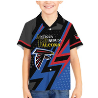 Custom Antigua and Barbuda Cricket Family Matching Mermaid Dress and Hawaiian Shirt Sporty Style