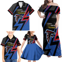 Custom Antigua and Barbuda Cricket Family Matching Off Shoulder Maxi Dress and Hawaiian Shirt Sporty Style
