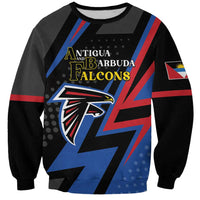 Custom Antigua and Barbuda Cricket Sweatshirt Sporty Style