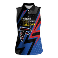 Custom Antigua and Barbuda Cricket Women Sleeveless Polo Shirt Sporty Style
