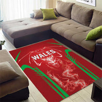 Wales Rugby Area Rug Go Welsh Dragon Unique Style