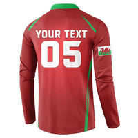 Wales Rugby Custom Button Sweatshirt Go Welsh Dragon Unique Style