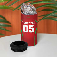 Wales Rugby Custom 4 in 1 Can Cooler Tumbler Go Welsh Dragon Unique Style