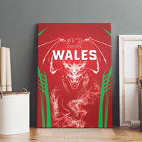 Wales Rugby Canvas Wall Art Go Welsh Dragon Unique Style