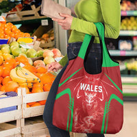 Wales Rugby Grocery Bag Go Welsh Dragon Unique Style