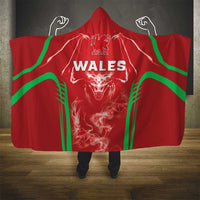 Wales Rugby Hooded Blanket Go Welsh Dragon Unique Style