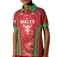 Wales Rugby Custom Kid Polo Shirt Go Welsh Dragon Unique Style