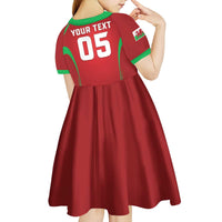 Wales Rugby Custom Kid Short Sleeve Dress Go Welsh Dragon Unique Style