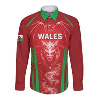 Wales Rugby Custom Long Sleeve Button Shirt Go Welsh Dragon Unique Style