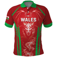 Wales Rugby Custom Polo Shirt Go Welsh Dragon Unique Style