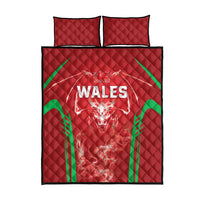 Wales Rugby Quilt Bed Set Go Welsh Dragon Unique Style
