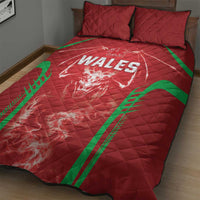 Wales Rugby Quilt Bed Set Go Welsh Dragon Unique Style
