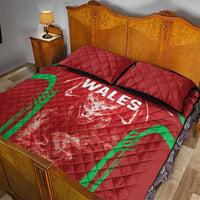 Wales Rugby Quilt Bed Set Go Welsh Dragon Unique Style