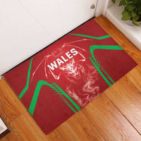 Wales Rugby Rubber Doormat Go Welsh Dragon Unique Style