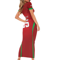 Wales Rugby Custom Short Sleeve Bodycon Dress Go Welsh Dragon Unique Style