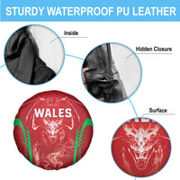 Wales Rugby Spare Tire Cover Go Welsh Dragon Unique Style