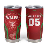 Wales Rugby Custom Tumbler Cup Go Welsh Dragon Unique Style