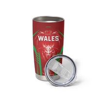 Wales Rugby Custom Tumbler Cup Go Welsh Dragon Unique Style