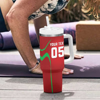 Wales Rugby Custom Tumbler With Handle Go Welsh Dragon Unique Style