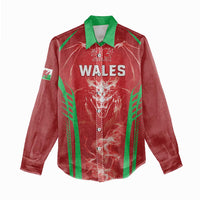 Wales Rugby Custom Women Casual Shirt Go Welsh Dragon Unique Style