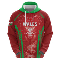 Wales Rugby Custom Zip Hoodie Go Welsh Dragon Unique Style