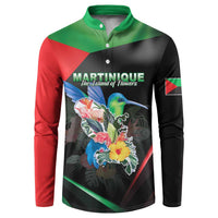 Personalized Martinique Button Sweatshirt The Island Of Flowers
