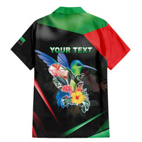 Personalized Martinique Family Matching Mermaid Dress and Hawaiian Shirt The Island Of Flowers