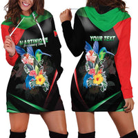 Personalized Martinique Hoodie Dress The Island Of Flowers