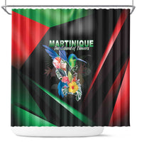Martinique Shower Curtain The Island Of Flowers
