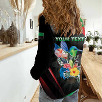 Personalized Martinique Women Casual Shirt The Island Of Flowers