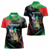 Personalized Martinique Women Polo Shirt The Island Of Flowers