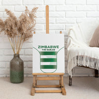 Zimbabwe Sables Rugby Canvas Wall Art Sporty Style