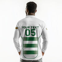 Custom Zimbabwe Sables Rugby Long Sleeve Polo Shirt Sporty Style