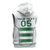 Custom Zimbabwe Sables Rugby Sleeveless Hoodie Sporty Style