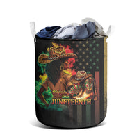 Steppin' into Juneteenth 1865 Laundry Basket Melanin Cowgirl Grunge Style