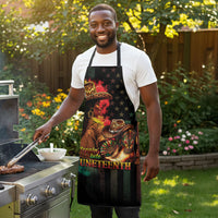 Steppin' into Juneteenth 1865 Apron Melanin Cowgirl Grunge Style