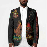 Steppin' into Juneteenth 1865 Blazer Melanin Cowgirl Grunge Style