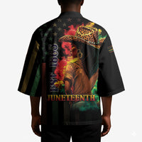 Steppin' into Juneteenth 1865 Kimono Melanin Cowgirl Grunge Style