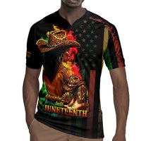 Steppin' into Juneteenth 1865 Rugby Jersey Melanin Cowgirl Grunge Style