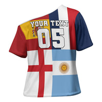 Custom World Football 2026 Final Four Cross Shoulder Shirt One Field One Dream