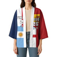 Custom World Football 2026 Final Four Kimono One Field One Dream