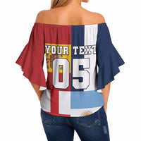 Custom World Football 2026 Final Four Off Shoulder Wrap Waist Top One Field One Dream