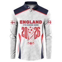 Custom World Football 2026 England Button Sweatshirt Come On England