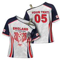 Custom World Football 2026 England Cross Shoulder Shirt Come On England