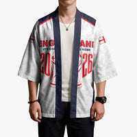 Custom World Football 2026 England Kimono Come On England